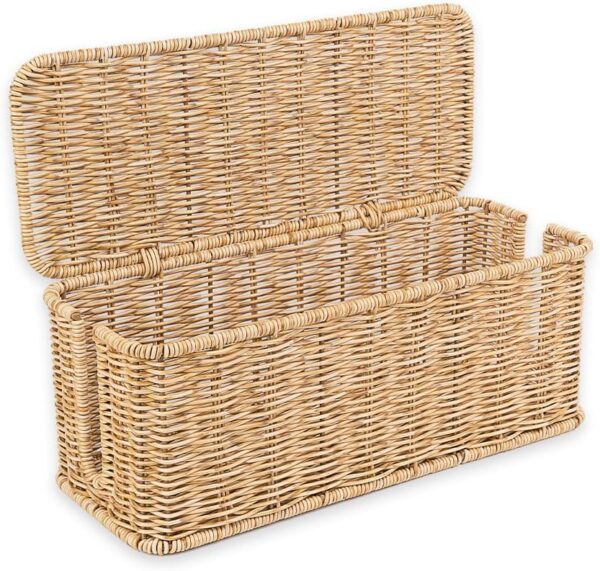 Handmade Rattan Cable Management Box
